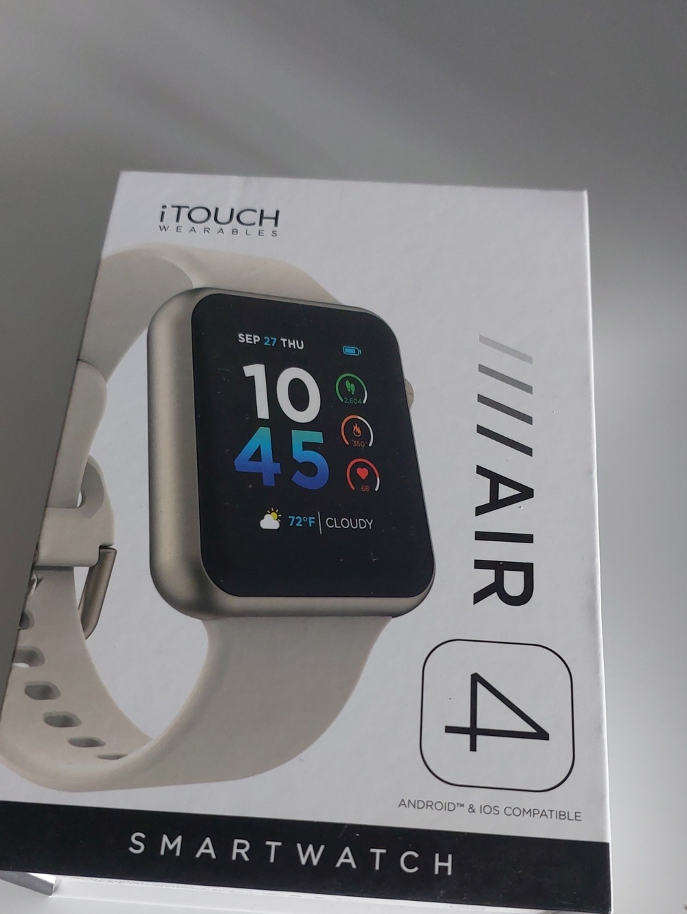 Air 4 Smartwatch - Cream/Gold